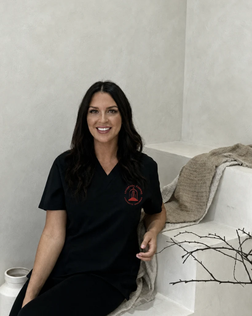 Sammy, founder and lead therapist at Liverpool Cupping and Lymphatic Drainage